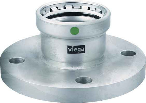 Viega 90730 MegaPress flange Smart Connect technology 316 stainless steel, 4'' Viega 90730 MegaPress flange Smart Connect technology 316 stainless steel, 4''