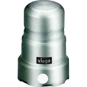 Viega 91815 MegaPress cap Smart Connect technology 316 stainless steel, 1/2''