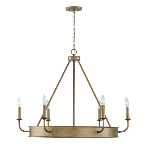 Capital Lighting CAP-449261 Nole Transitional 6-Light Chandelier