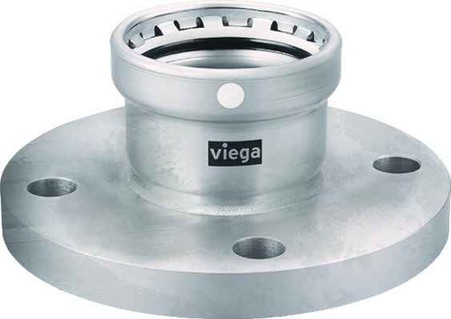 Viega 98535 MegaPress flange Smart Connect technology 316 stainless steel, 4'' Viega 98535 MegaPress flange Smart Connect technology 316 stainless steel, 4''