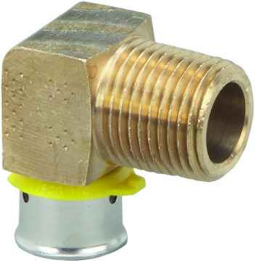 Viega 92545 PureFlow Press 90° elbow Zero Lead Bronze, 3/4'' x 1''