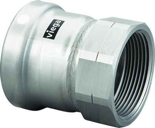 Viega 98325 MegaPress adapter Smart Connect technology 316 stainless steel, 4'' x 4'' Viega 98325 MegaPress adapter Smart Connect technology 316 stainless steel, 4'' x 4''