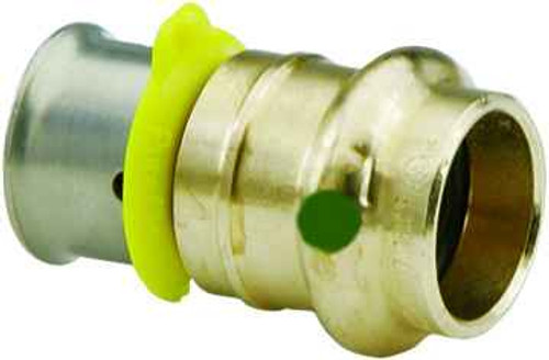 Viega 99640 PureFlow Press transition coupling Smart Connect technology Zero Lead Bronze, 3/4'' x 3/4'' Viega 99640 PureFlow Press transition coupling Smart Connect technology Zero Lead Bronze, 3/4'' x 3/4''
