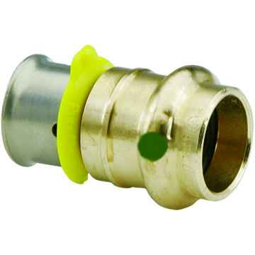 Viega 99640 PureFlow Press transition coupling Smart Connect technology Zero Lead Bronze, 3/4'' x 3/4''