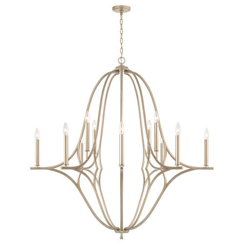 Capital Lighting CAP-450001 Claire Traditional 12-Light Chandelier