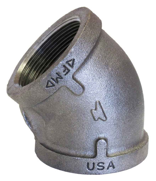 ASC Engineered Solutions 21/2 GALV MI 45 ELL