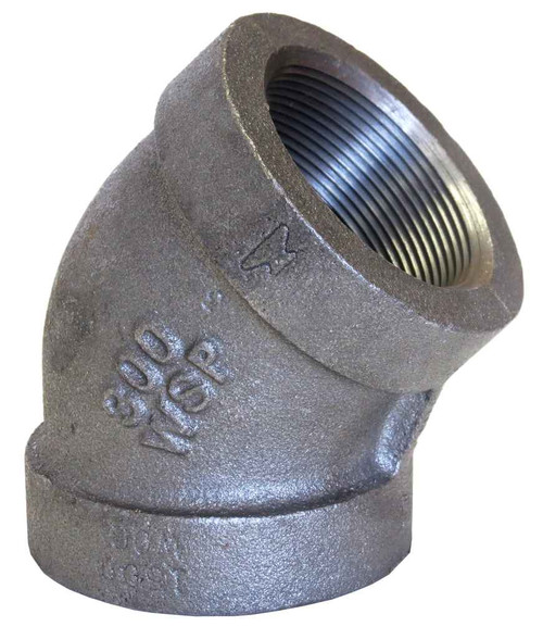 ASC Engineered Solutions 11/2 XH BLK MI 45 ELL