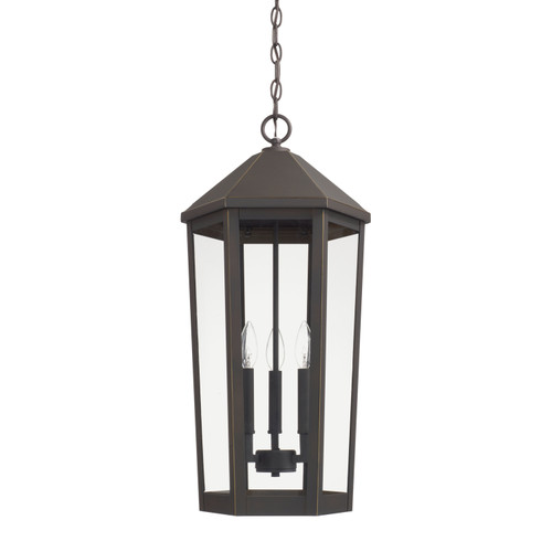 Capital Lighting CAP-926933 Ellsworth Transitional 3-Light Outdoor Hanging-Lantern