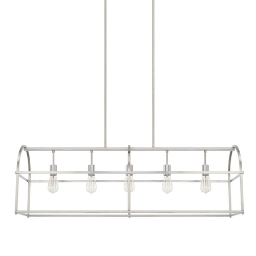 Capital Lighting CAP-825751 Aubrey Urban / Industrial 5-Light-Linear Chandelier