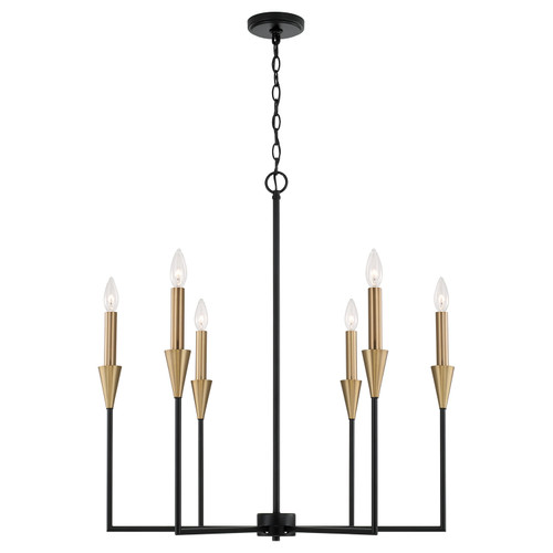 Capital Lighting CAP-451961 Avant Modern 6-Light Chandelier