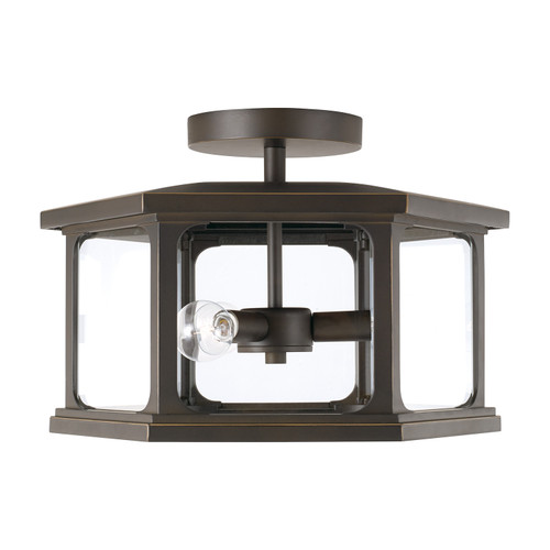 Capital Lighting CAP-946632 Walton Transitional 3-Light Outdoor Semi-Flush