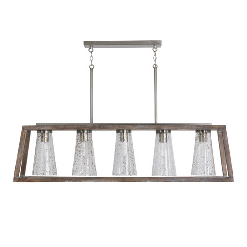 Capital Lighting CAP-840551 Connor Urban / Industrial 5-Light-Linear Chandelier