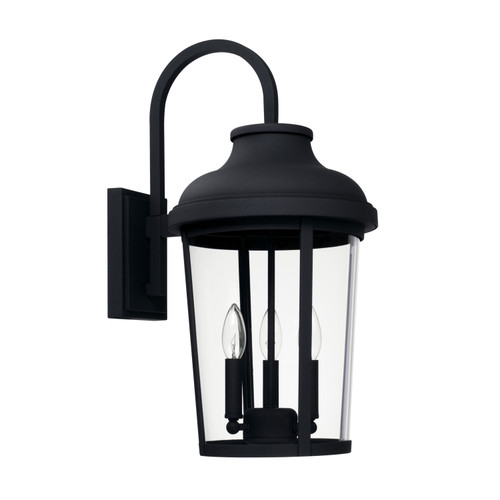 Capital Lighting CAP-927031 Dunbar Transitional 3-Light Outdoor Wall-Lantern