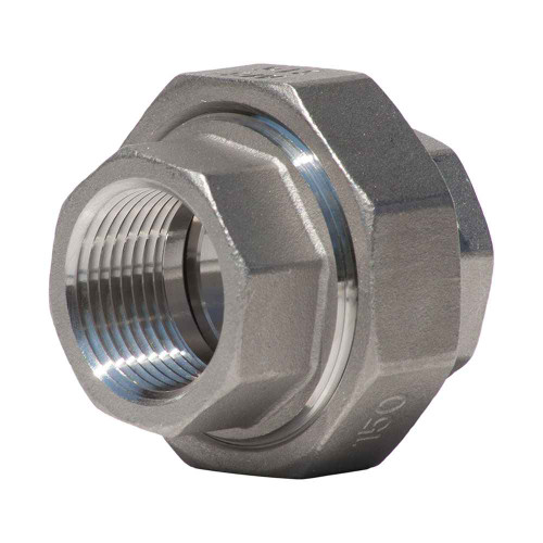 Merit Brass Stainless Steel Cast 150# Fitting, 2" 150# 304 SS UNION ISO 49