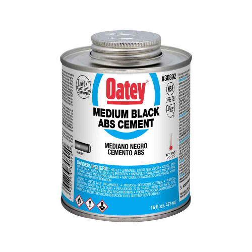 OATEY 30892 16 oz. ABS Black Cement