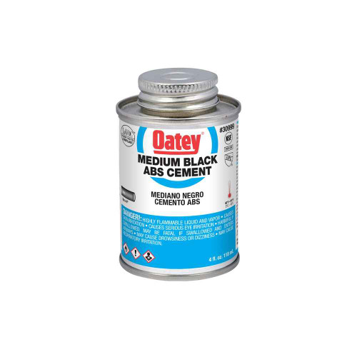 OATEY 30999 4 oz. ABS Black Cement