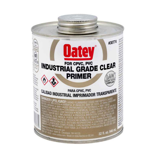OATEY 30774 32 oz. Industrial Grade Clear Primer