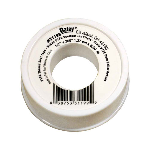 OATEY 31199 1/2 in. x 260 in. PTFE White Thread Seal Tape