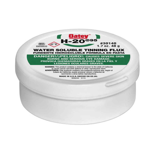 OATEY 30140 1.7 oz. H-20® 95 Water Soluble Tinning Flux