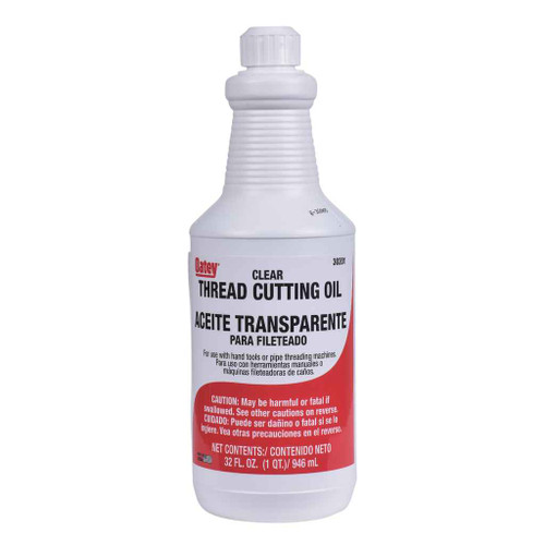 OATEY 30201 32 oz. Clear Cutting Oil (Hand Threading) OATEY 30201 32 oz. Clear Cutting Oil (Hand Threading)