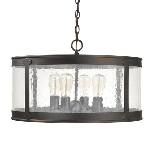 Capital Lighting CAP-9568 Dylan Urban / Industrial 4-Light Outdoor Hanging-Lantern