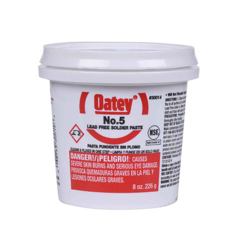OATEY 30014 8 oz. No. 5 Paste Flux OATEY 30014 8 oz. No. 5 Paste Flux
