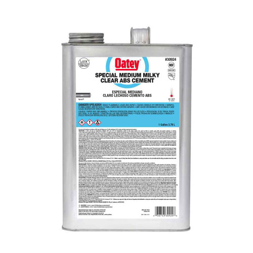 OATEY 30924 Gallon ABS Medium Body Special Milky Clear Cement