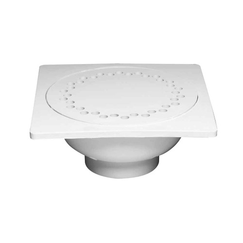 OATEY 43633 3 in. or 4 in. PVC 9 in. x 9 in. Bell Trap Drain