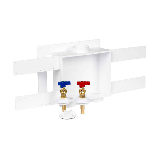 OATEY 38533 Quadtro, 1/4 Turn, F1960 CPVC Washing Machine Outlet Box – Standard Pack