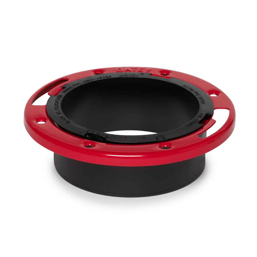 OATEY 43520 4 in. ABS Closet Flange with Metal Ring without Test Cap