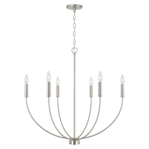 Capital Lighting CAP-452161 Ansley Transitional 6-Light Chandelier