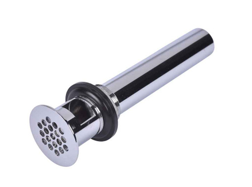 OATEY 760-1 Dearborn® Semi-Cast Grid Patent Overflow Plug w/ 1-1/4 in. x 6 in. - 17 Ga. Tailpiece