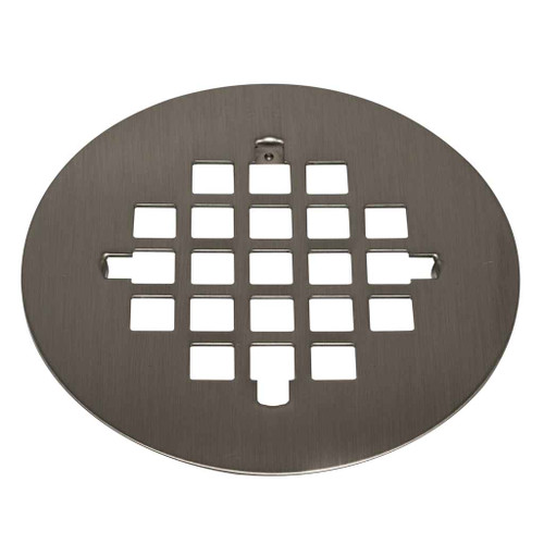 OATEY 42018 4-1/4 in. Brushed Nickel Snap-Tight Strainer – Carded
