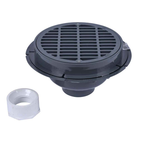 OATEY 76012 2" PVC Sediment Drain, Plastic Grate w/ Bucket