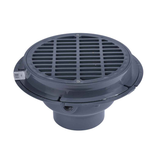 OATEY 76014 4" PVC Sediment Drain, Plastic Grate w/ Bucket