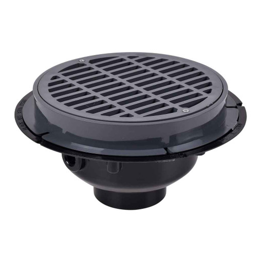 OATEY 86013 3" ABS Sediment Drain, Plastic Grate w/ Bucket