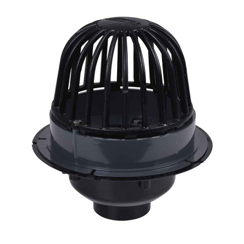 OATEY 88043 3" or 4 " ABS Roof Drain w/ Cast Iron Dome & Dam Collar