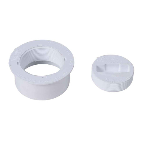 OATEY 43731 3 in. PVC Snap-In Cleanout Assembly