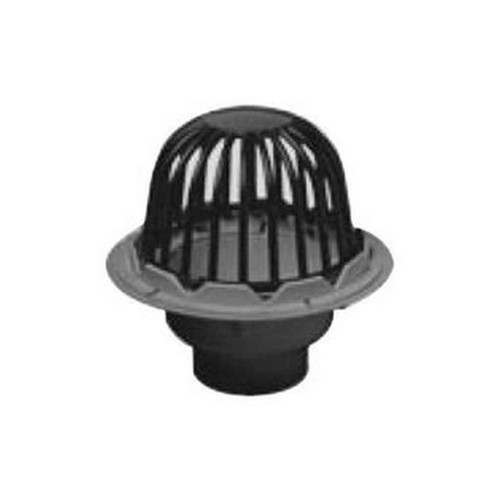 OATEY 78022 2" PVC Roof Drain w/ Cast Iron Dome