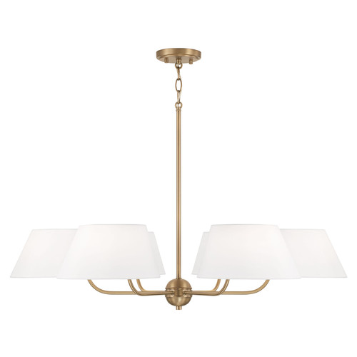 Capital Lighting CAP-450461 Welsley Transitional 6-Light Chandelier