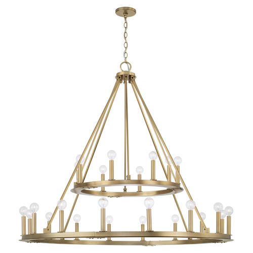 Capital Lighting CAP-4910 Pearson Urban / Industrial 24-Light Chandelier