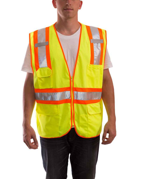 Tingley V73852.L-XL Type R Class 2 Surveyor Vest - Lime - V73852.L-XL