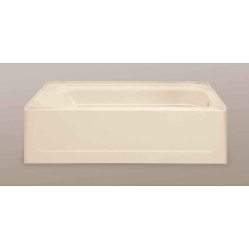 Mustee T6030RBT TOPAZ FIBERGLASS BATHTUB BISCUIT RIGHT HAND 30x60