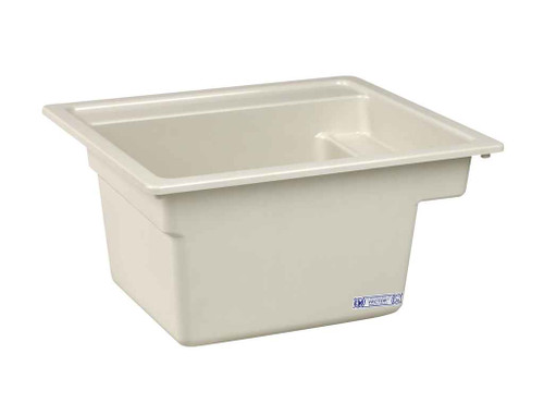 Mustee 25BT VECTOR MULTI-TASK SINK 22 X 25 - BISCUIT