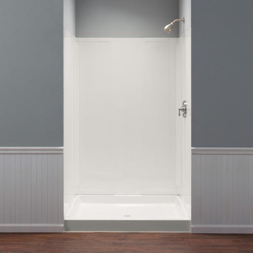 Mustee 265WHT DURAWALL SHOWER WALL WHITE FITS UP TO 40X69 ALCOVE