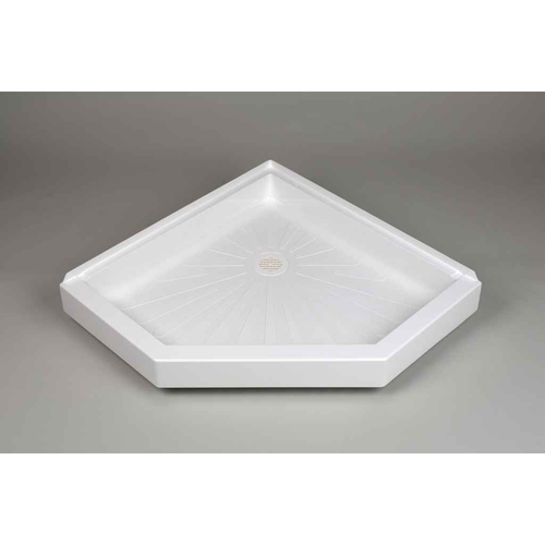 Mustee 3636CM DURABASE NEO-ANGLE SHOWER FLOOR 36X36 WHITE