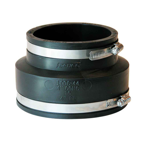 Fernco 1006-44 1006-44 4 in. Concrete x 4 in. DWV Flexible PVC Coupling