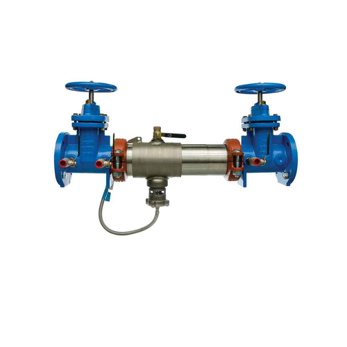Watts 957-NRS 3 3 In SS Reduced Pressure Zone Assembly Backflow Preventer, NRS Shutoff Valves