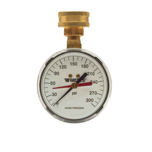 Watts 0069721 2 1/2 In Hose Connection Pressure Gauge