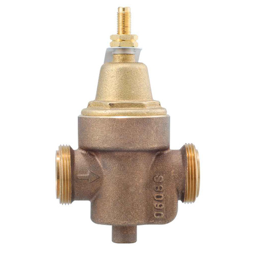 Watts 0009588 3/4 IN Lead Free Water Pressure Reducing Valve, NPT Female x NPT Female, Adjust 25-75 psi, Max Work 400 psi
